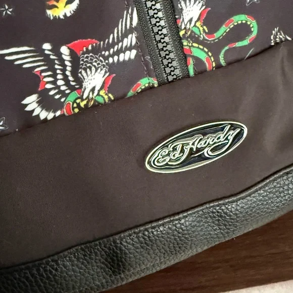Ed Hardy Tattoo Print Backpack - Picture 6 of 10